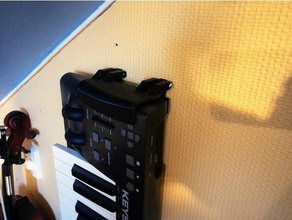 m-audio keystation 49 percha la música colgador teclado el piano sintetizador de pared 3d print model - Mito3D