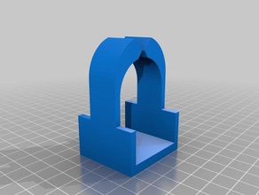 personalizzati di facile gestione dei cavi base chiusa computer su misura 3d print model - Mito3D