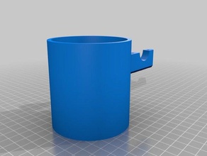 cup holder atv parts 3d print model - Mito3D