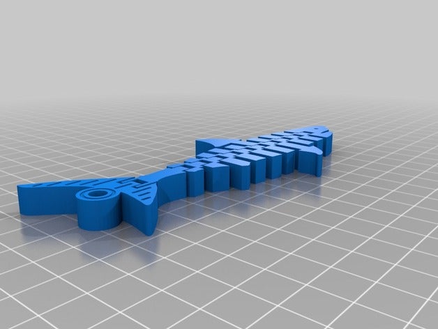 vorgeformte shark Schlüsselanhänger keychain keyring Hai 3D print model - Mito3D