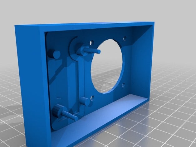 carénage du ventilateur convertisseur buck mont L'imprimante 3d de pièces 3D print model - Mito3D
