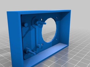 fan shroud buck converter mount 3d printer parts 3d print model - Mito3D