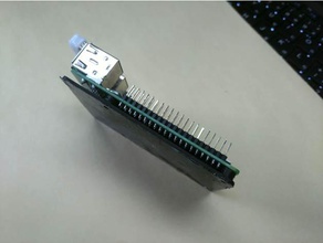raspis back board electronics raspberry pi case 3d print model - Mito3D