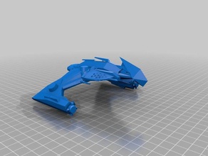 singularity tackler fighter models star conflict ship 3d print model - Mito3D
