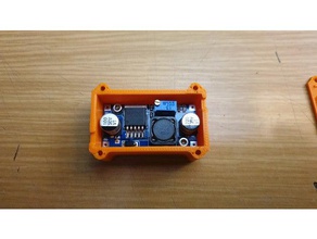 lm2596 pequeña caja paso-abajo-módulo r c vehículos 3d print model - Mito3D