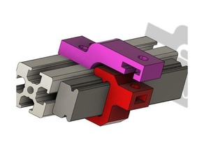 slide railcore x-rail alignment jig 3d printer parts railcore2 3d print model - Mito3D