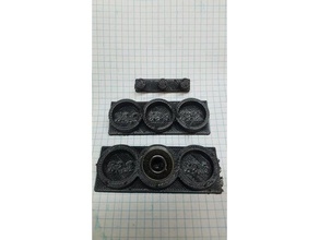 608 bearing inner outter sizing test fixtures engineering 3d print model - Mito3D