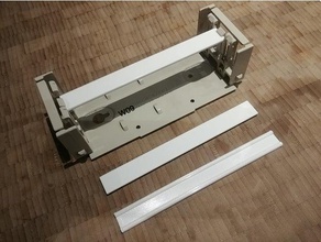 bix frame label plate 3d print model - Mito3D