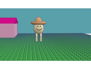 un poco loco cute lego lol meme memes roblox robot spanish yay 3d print model - Mito3D