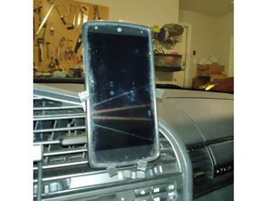 articulado universal de teléfono titular montaje ventilación el móvil la automoción se monta automáticamente soporte para coche pie celular automóvil iphone monte 3d print model - Mito3D
