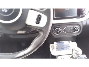 xiaomi note 4 titulaire téléphone de renault twingo 3 des véhicules 3d print model - Mito3D
