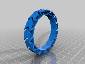 30x10 flex bracelet customizer bracelets customized 3d print model - Mito3D