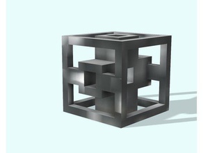cube Schreibtisch Spielzeug Dekor Skulpturen desktop Spaß - 3d print model - Mito3D