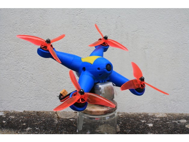rocket 210 r c vehicles quadcopter 3D print model - Mito3D