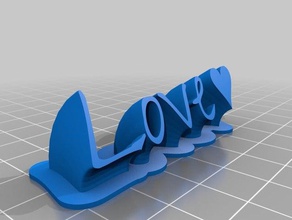 love sweep up office customized 3d print model - Mito3D