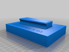 10 x 15 cm grelha de carimbo identificador A impressão 3d 3d print model - Mito3D