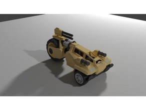 escorpión ataque trike 1 18 escala vehículos 3d print model - Mito3D