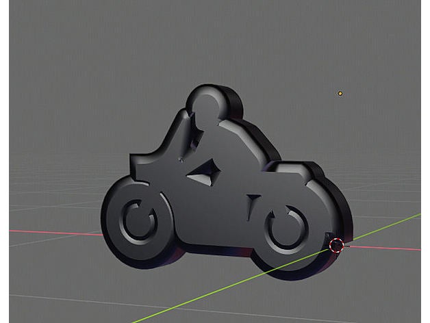moto svg 3d vehículos bisel 3D print model - Mito3D