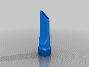 shop-vac tuyère pour les fentes de taille complète machines-outils crevasse suceur plat shopvac vide 3d print model - Mito3D