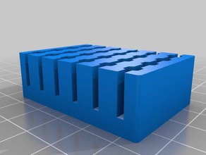 my customized hex bit holder tool holders & boxes 3d print model - Mito3D