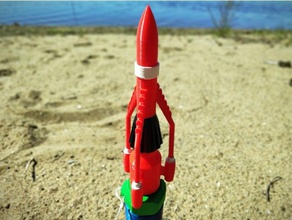 tb3 h2o roket mekanik oyuncaklar anycubic çocuklar basınç yaz thunderbird thunderbirds 3 su 3d print model - Mito3D