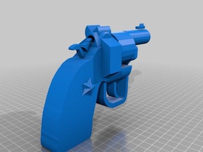 revolver 38 special L'impression 3d 3d print model - Mito3D