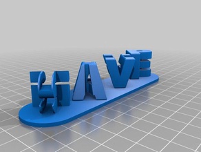 have safe trip signs & logos customized 3d print model - Mito3D