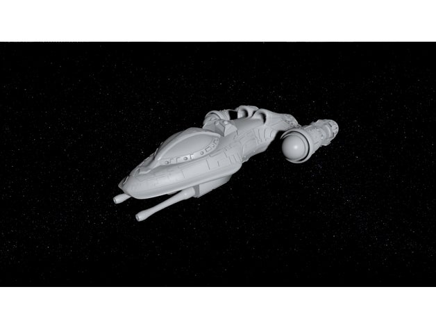 star fighter toys & games ship space spaceship trek wars 3D print model - Mito3D