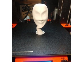 masque sculpture scan - xbox kinect sculptures un facial 3d print model - Mito3D