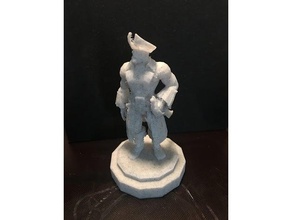 daelin proudmoore statue - world warcraft wow people 3d print model - Mito3D