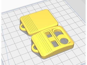 ford four button remote automotive control 3d print model - Mito3D