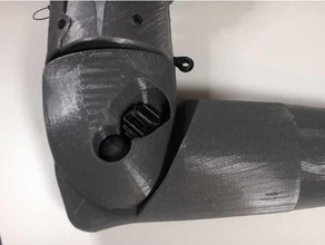 niop shelbow adjustowrap ampute kol etkinleştirin dirsek e-nable helix kwawu protez ugunugu 3d print model - Mito3D