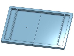 d&d dice carrier & tray box 3d print model - Mito3D