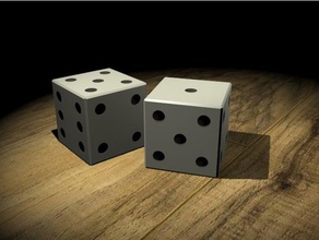 dice boardgame die game games 3d print model - Mito3D