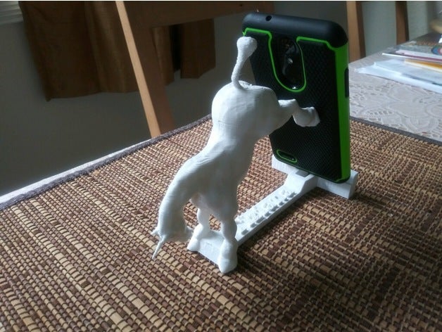 unicorn cell phone stand mobile cellphone iphone 3D print model - Mito3D