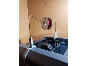 guider ii souple filament chargeur L'impression 3d flex filament ninjaflex 3d print model - Mito3D
