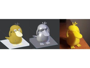 psyduck pokemon models nintendo figures 3d print model - Mito3D