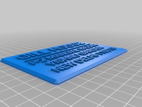 gill house office customized 3d print model - Mito3D