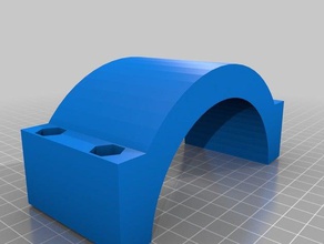 paramétrico tipo barebone tubular de soporte partes 3d print model - Mito3D