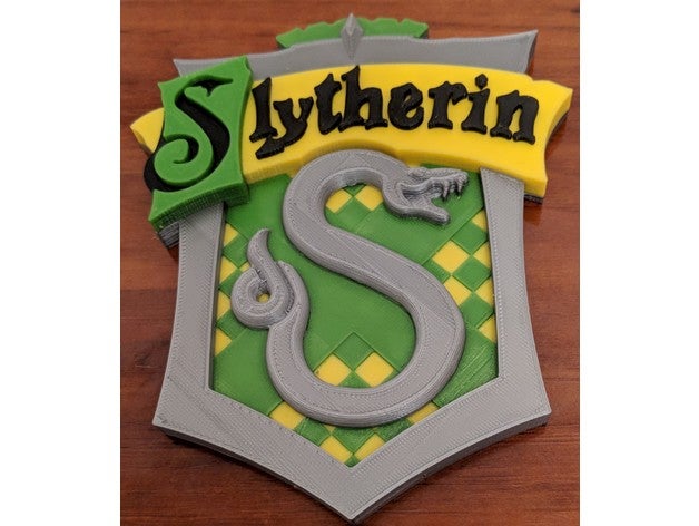 slytherin, harry potter multimaterial prusa mmu 3D print model - Mito3D