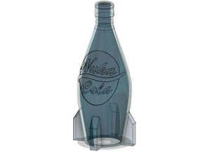 nuka cola bottiglia food & drink fallout 3d print model - Mito3D