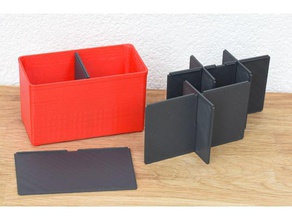 multibox 1x2 - auer sortimo einsatzk sten tool holders & boxes insert sortiment 3d print model - Mito3D