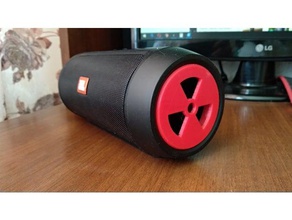 protection jbl charge 2 radioactivity audio danger portable speaker sound 3d print model - Mito3D