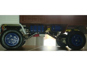 new ladder chassis increased ground clearance r c vehicles 3d print model - Mito3D