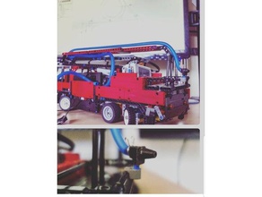 su hortum ucu lego teknik geçirmez model İtfaiye aracı kullandı araç fireengine adaptörü boru uyumlu fire truck kamyon hortumu 3d print model - Mito3D
