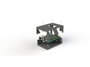 raspberry pi caso la electrónica pi3 3d print model - Mito3D