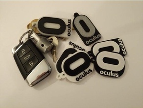 oculus quest Schlüsselanhänger keychain keyring rift cv1 berühren 3d print model - Mito3D