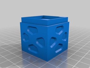 my customized parametric garage boxes 15inch-frame containers 3d print model - Mito3D