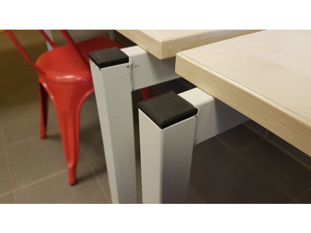 table leg cap office end 3D print model - Mito3D