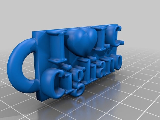 ciondolo del comprensivo signs & logos 3D print model - Mito3D